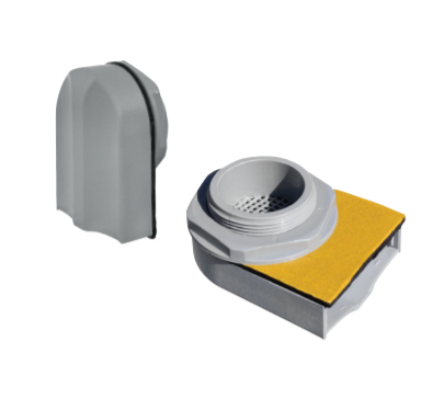 картинка Аэратор PLASTIM M40x1,5 (RAL 7035) арт. PL9501 от Интернет-магазина promistrade.by