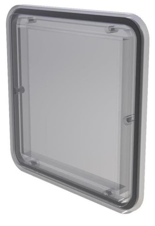 картинка Окошко под счетчик PLASTIM, 117х117мм, уплотнителем EPDM, арт. PSP1 от Интернет-магазина promistrade.by
