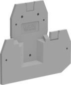 картинка Крышка защитная боковая SUPU TUD2.5 для 2-уровневых проходных клемм TU 1-1 сечение 2.5мм2 арт.TUD2.5-2-GY-EA серая от Интернет-магазина promistrade.by