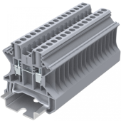 картинка Клемма проходная SUPU TU2.5 арт. TU2.5-2-GY, серая от Интернет-магазина promistrade.by