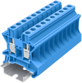 картинка Клемма проходная SUPU TU6 арт. TU6-2-BU, синяя от Интернет-магазина promistrade.by