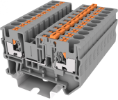 картинка Клемма с размыкателем  SUPU TP4 арт.TP4-MT-GY серая от Интернет-магазина promistrade.by