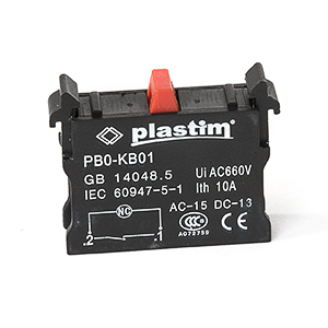 картинка Блок контактный PLASTIM 1NC арт. PB0-KB01 от Интернет-магазина promistrade.by