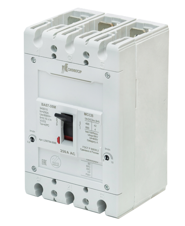 картинка Автоматический выключатель Контактор серии ВА57-35М-340010-16А-690АС-400А-УХЛ3 от Интернет-магазина promistrade.by