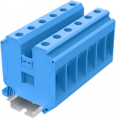 картинка Клемма проходная SUPU TU35 арт. TU35-2-BU, синяя от Интернет-магазина promistrade.by