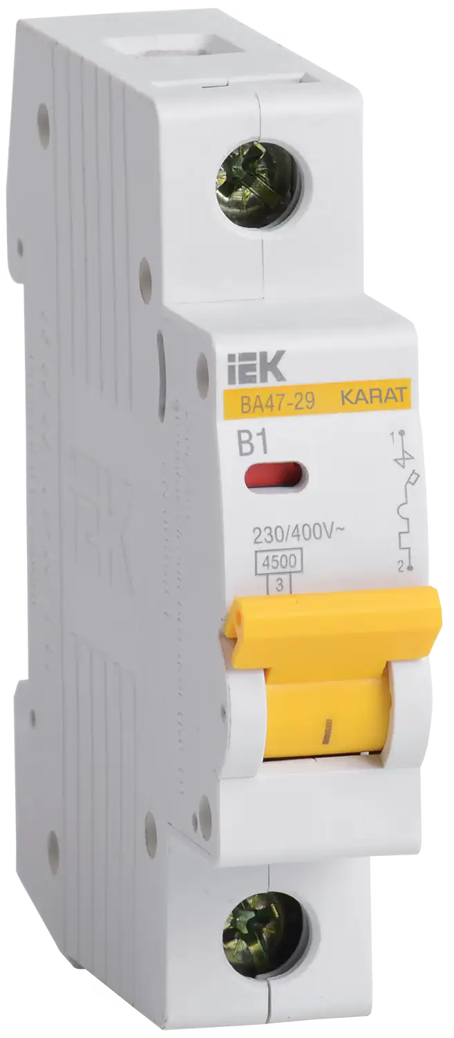 картинка Автоматический выключатель IEK ВА47-29 1P B 63A от Интернет-магазина promistrade.by
