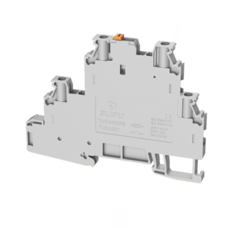 Клемма двухуровневая с размыкателем  SUPU TUD4-MT арт.TUD4-MT-GY серая