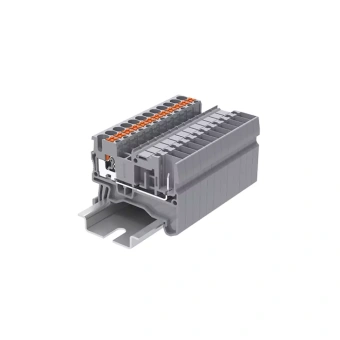 Клемма штекерная SUPU TP2.5 1-1 арт.TP2.5-2-1-GY серая