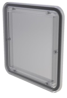 Окошко под счетчик PLASTIM, 117х117мм, уплотнителем EPDM, арт. PSP1