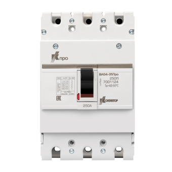Автоматические выключатели Контактор серии ВА04-35Про до 250А