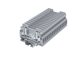Измерительная клемма с тестовым гнездом SUPU SUK6 арт. SUK6-T-JP-GY серая