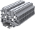 картинка Клемма проходная SUPU TU 2.5 4-conductor арт. TU2.5-4-GY, серая от Интернет-магазина promistrade.by