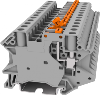 Клемма с размыкателем  SUPU TU4-MT арт.TU4-MT-GY серая