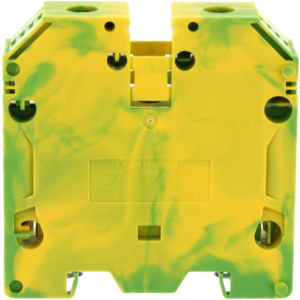 Клемма заземляющая Conta Clip SSL-50/2A желто-зеленая
