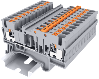 Клемма с размыкателем  SUPU TPK2.5 1-1 арт.TPK2.5-2-GY серая