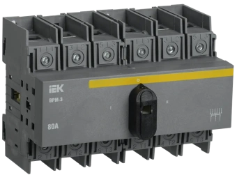 Выключатель-разъединитель модульный IEK ВРМ-3 3P