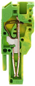 Клемма проходная Conta Clip ZST 2,5/1A желто-зеленая