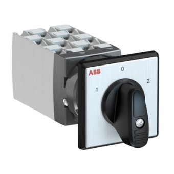 Переключатель кулачковый АВВ OC25G, 4Р, схема 1-0-2 арт. 1SCA126506R1001