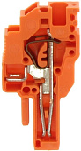 Клемма проходная Conta Clip ZST 2,5/1A/Q оранжевая