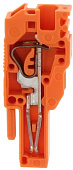 Клемма проходная Conta Clip ZST 2,5/1A/Z оранжевая