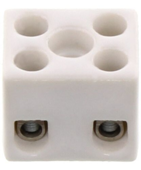 Клемма (блок) керамическая Conta Clip KKB 2,5/2 WH белая