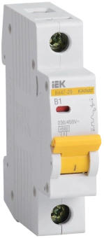 Автоматический выключатель IEK ВА47-29 1P 2А