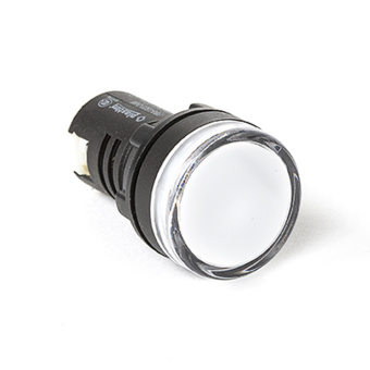 Индикатор PLASTIM AC/DC 230 В. (Белый), арт. PB0-LS22-220W
